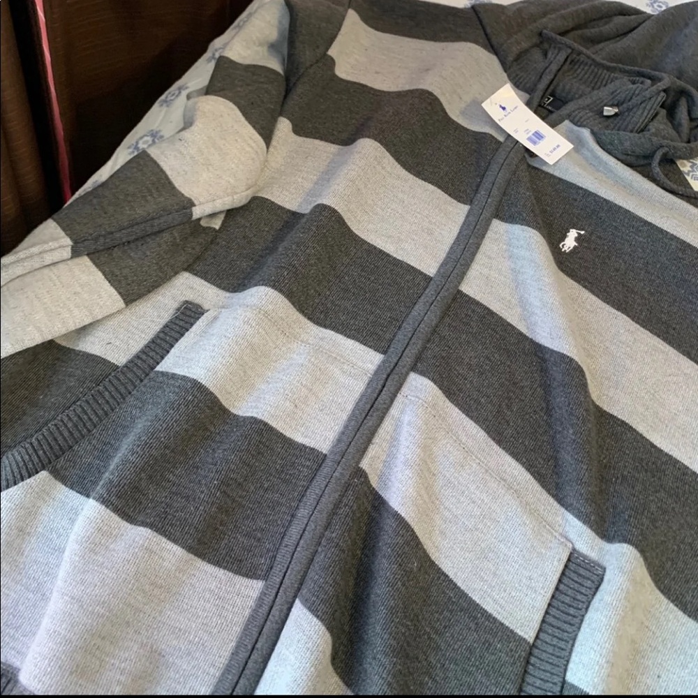 Polo sweater jacket